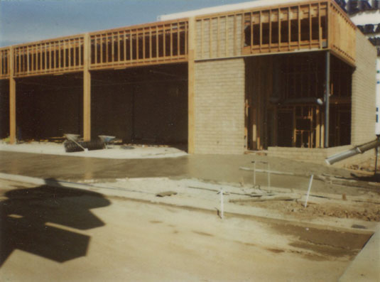 construction of the My Dad's building